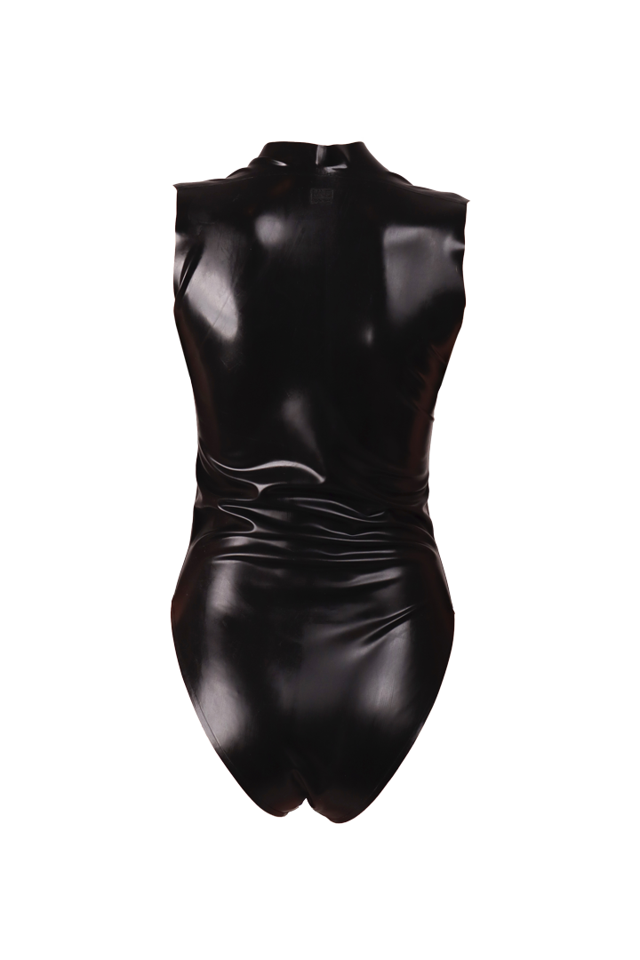 clipping-of-back-of-black-latex-v-neck-body