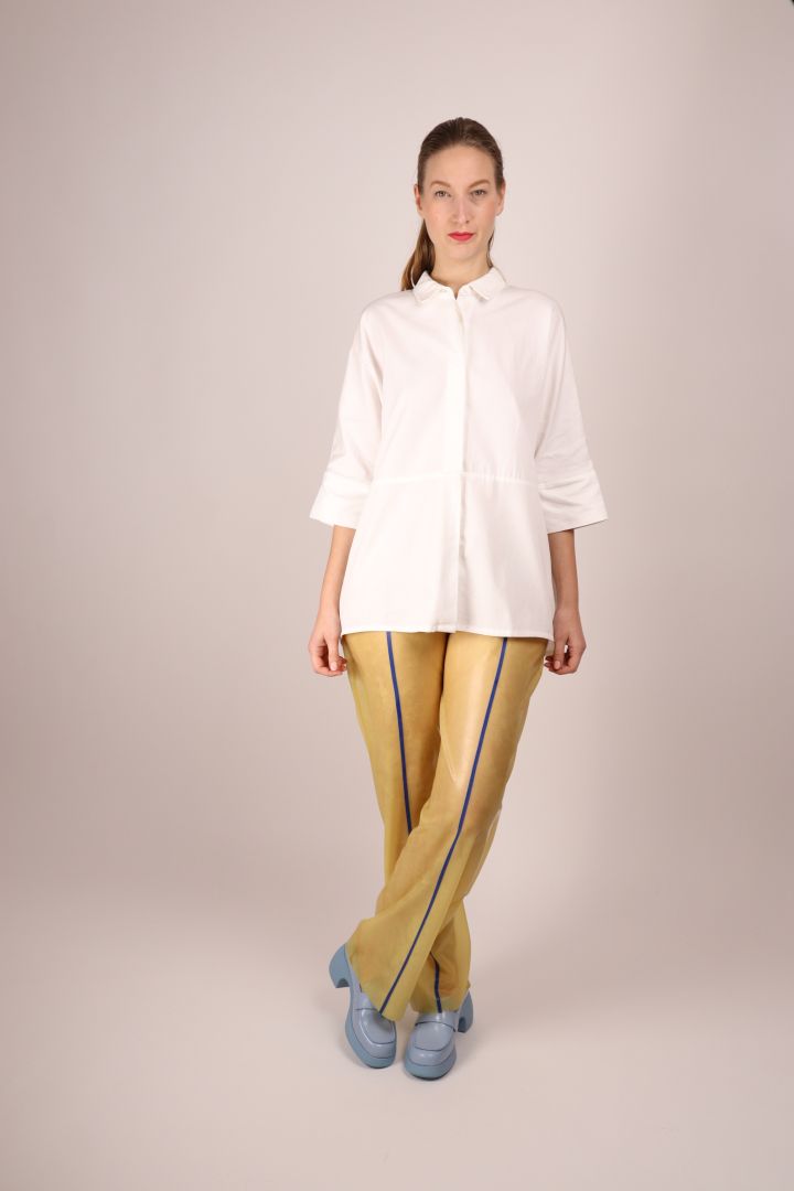 transparent-latex-sailor-pants-combined-with-white-dress-shirt
