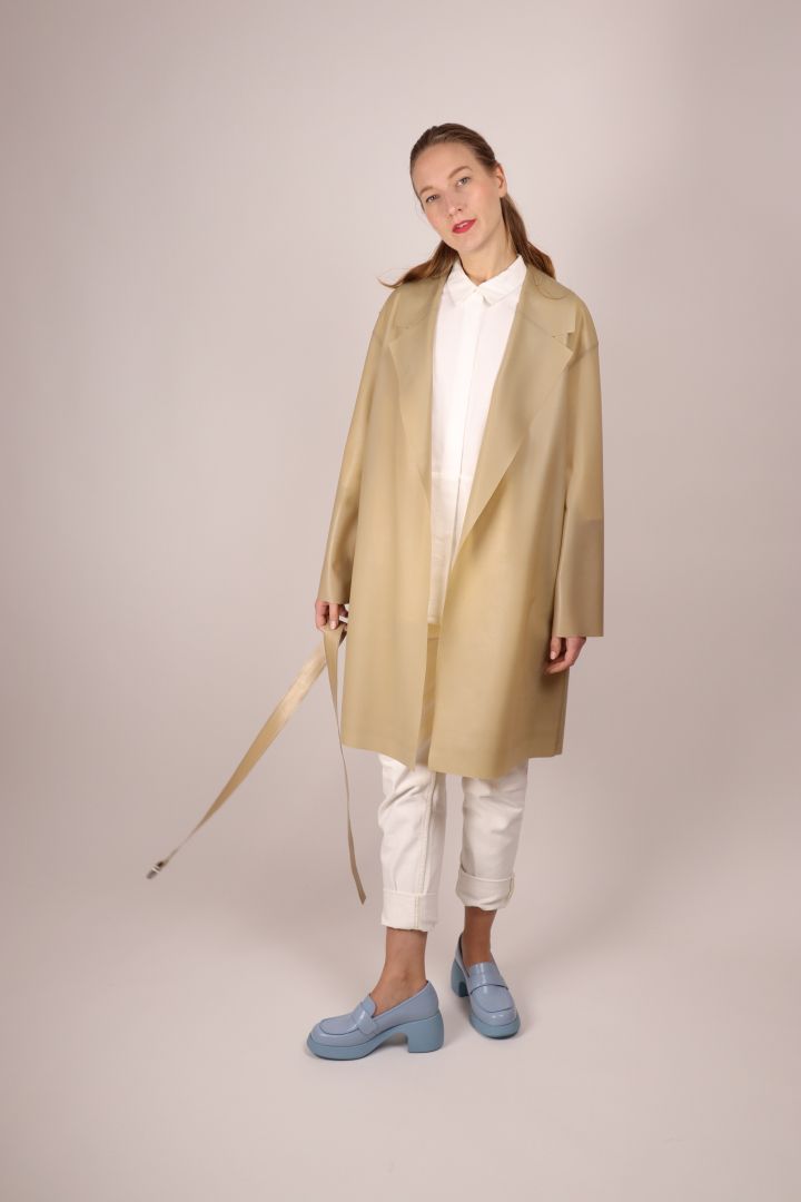 beige-two-ring-closure-latex-belt-and-matching-latex-coat
