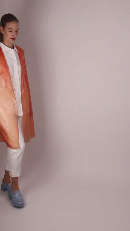 Bundle: The Orange Coat 3/4 sleeve + OO Belt - transparent salmon