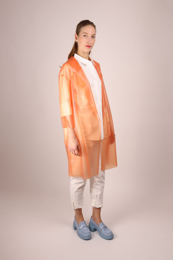 Bundle: The Orange Coat 3/4 sleeve + OO Belt - transparent salmon