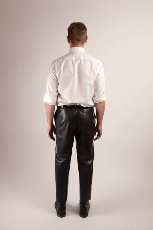 rear-view-of-tapered-black-latex-trousers