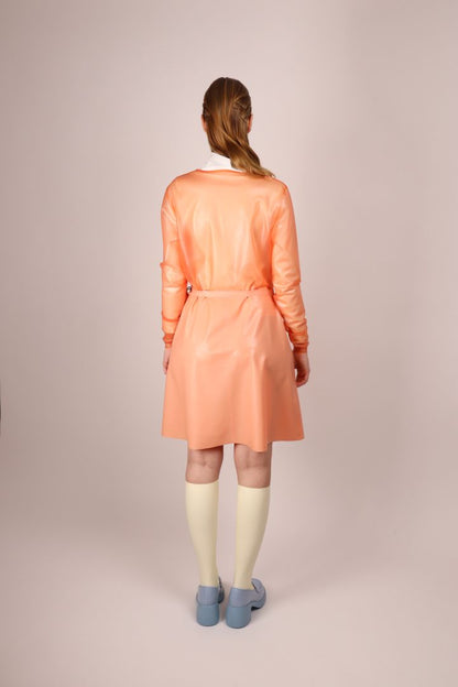 rear-view-of-pale-coral-latex-wrap-dress