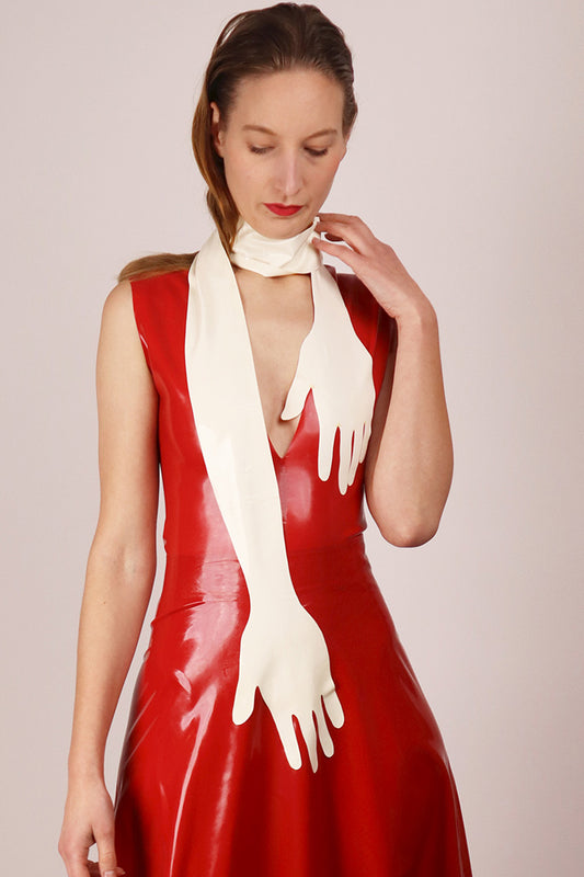 white-latex-hands-scarf