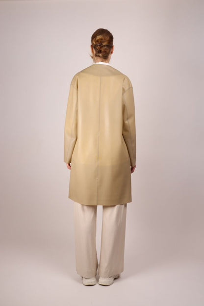 back-view-of-sand-colored-latex-coat